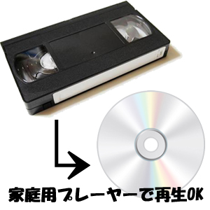 ビデオテープDVD化
